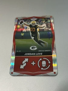2025 Uno Elite Alt Jersey Red Foil - JORDAN LOVE #110 Green Bay Packers Football - Picture 1 of 2