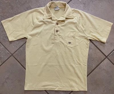 Vintage Op Ocean Pacific Sunwear Polo Shirt 70’s 80’s Banana Yellow Men’s Size S - Image 1 of 4