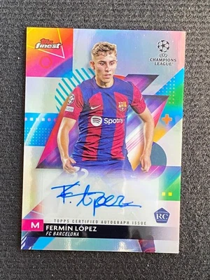Fermin Lopez 2023-24 Topps Finest UCC Auto Refractor RC #A-FL - Image 1 of 2