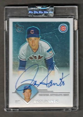 Ron Santo 2003 Topps Retired Players Autograph Auto Chicago Cubs HOFer - Image 1 of 2