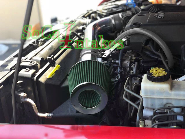 Kit de admisión de aire y filtro negro verde para Nissan Xterra 2005-2014 4,0 L V6 Foto 1 de 3