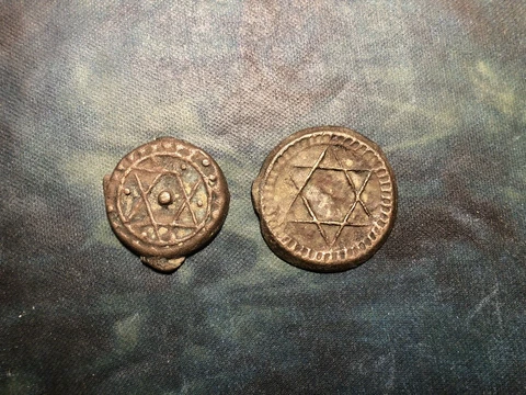 2 Vintage Morocco coins, 3 Fulus 1792-1822, 4 Fulus AH1288 (1872) ! Cover