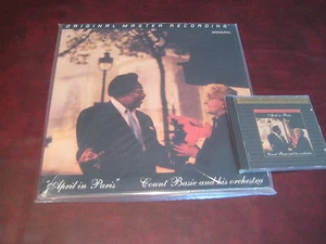 COUNT BASIE APRIL IN PARIS MFSL 200 GRAM AUDIOPHILE NUMBERED LP+24 KARAT GOLD CD - Picture 1 of 1