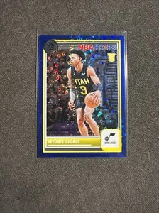 2023-24 Panini NBA Hoops Premium Stock Keyonte George #98 Blue Disco Prizm /99 - Picture 1 of 3