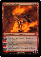[1x] Chandra Nalaar - Foil - Damaged, English - Duel Decks: Jace vs. Chandra MTG