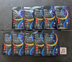 ORIHIRO Night diet tea (2g x 20 packets) ×10 Packs Set Rooibos based HALAL Japan