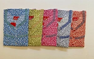 5X Size Women Night 64" Gowns Pure Cotton Sleepwear Nighty Maxi Indian Nightwear - Picture 1 of 19