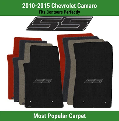 Alfombrillas de primera fila Lloyd Ultimat para Chevrolet Camaro '10-15 con logotipo negro SS Foto 1 de 4
