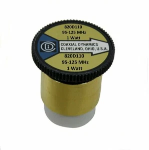 Elemento vatímetro Slug 1W 95-125 MHz para pájaro 43 dinámico coaxial 820D110 (095-1) - Imagen 1 de 1