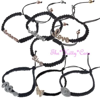 Cordon Tressé Amitié Amour Inspiration Mariage Espérer Occasion Message Bracelet - Photo 1/3