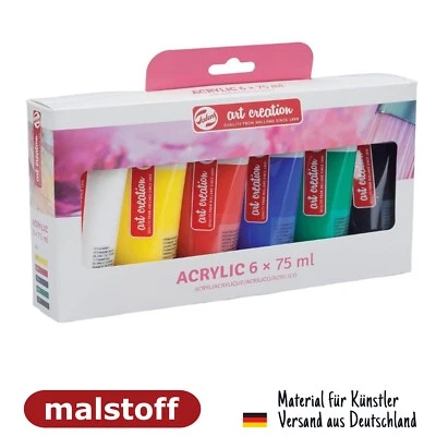 ROYAL TALENS Acrylfarben Set Art Creation Essentials 6x75 ml Tuben Acryl bei Malstoff