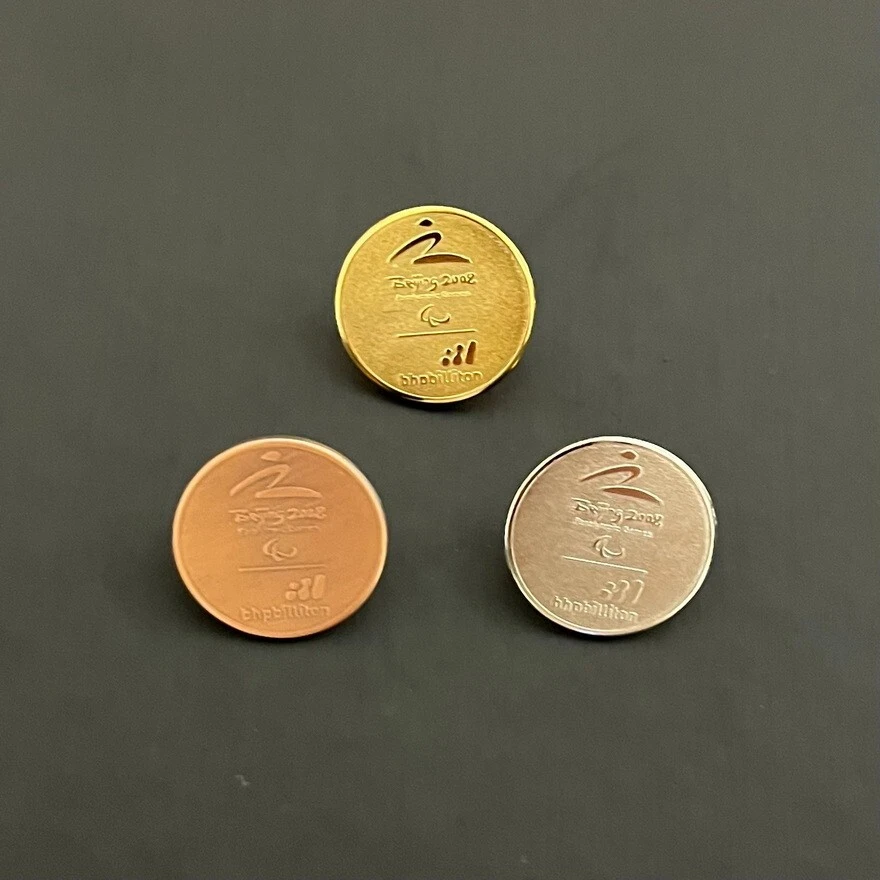 Beijing 2008 Olympic Games BHP Billiton Paralympic pin badge(set of 3) - Image 1 of 1