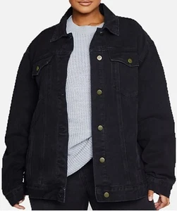 Nueva chaqueta de novio negra de gran tamaño talla grande 100 % algodón - Imagen 1 de 8