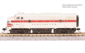 Broadway Limited 9247 N Scale F7 A-Unit CBQ #169C DCC Sound Paragon4 Diesel New - Picture 1 of 8