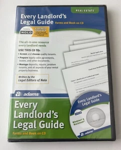 2CD Every Landlords Legal Guide Forms & Real Estate Forms Library Book On CD By - Picture 1 of 4