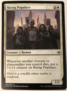 Magic The Gathering Rising Populace War of the Spark 029/264 regular común - Imagen 1 de 1
