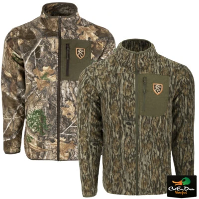 NON-TYPICAL BY DRAKE NON-TYPICAL DRAKE - STORM FRONT FLEECE MIDWEIGHT 4-WAY STRETCH FULL ZIP JACKET