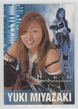 2001 Future Bee Women's Pro-Wrestling Collection Purple Signature Yuki Miyazaki