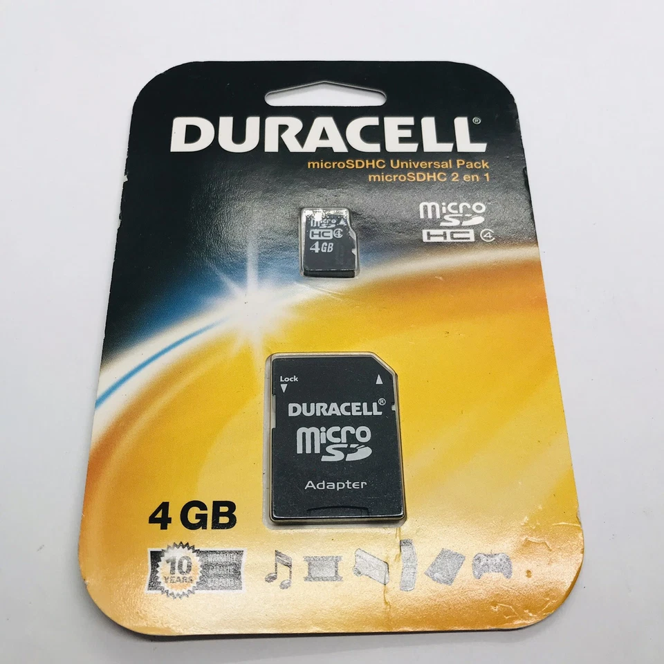Duracell Micro SDHC Universal Pack Flash Memory SD Adapter NEW - Image 1 of 2