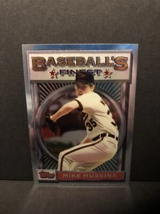 1993 Topps Finest Baseball Mike Baseball’s Finest Mussina Baltimore Orioles - Picture 1 of 2