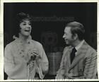Press Photo Giselle Mackenzie with Mel Torme in "It Was A Very Good Year"