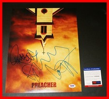 🔥 Dominic Cooper Ruth Negga Signed Preacher Cast 11X14 Poster PSA JSA BAS 🔥