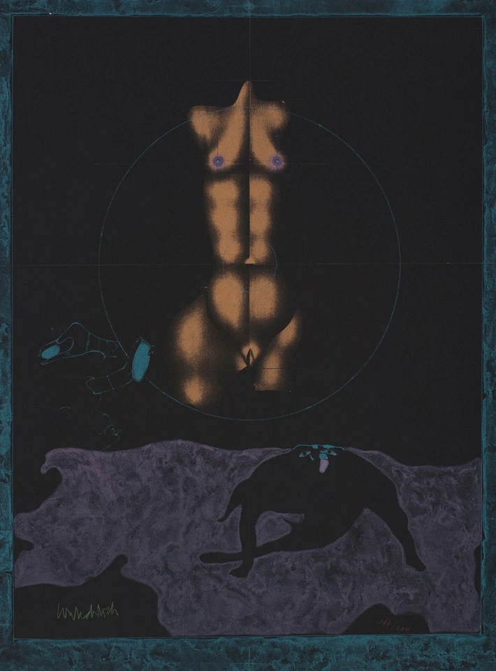 Paul Wunderlich, Lithografie, signiert und nummeriert - Bild 1 von 1