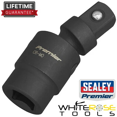 Sealey Impact Socket Universal Joint Chrome Molybdenum 70mm 1/2" Drive Premier - Image 1 of 3