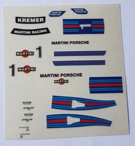 Adhesivo PORSCHE 935 BLANCO Y AZUL Nº1, Exin, Scalextric, Triang Ninco - Imagen 1 de 2