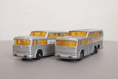 Matchbox Series - 2 x No. 66 Greyhound Coach Bus ohne OVP England Vintage - Bild 1 von 4