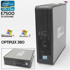PC Computer Dell optiPlex 380 Intel Core 2 Duo E7500 RS-232 Parallel 4GB 160GB
