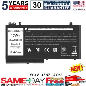 ✅NGGX5 Battery For Dell Latitude 12 E5270 14 E5470 15 E5570 Precision 3510 47Wh - Picture 1 of 10