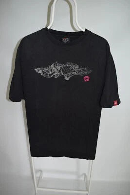 Vintage Tribal Gear USA T-Shirt Y2K Streetwear Tech Graphic Black Tee Mens 2XL Foto 1 de 4
