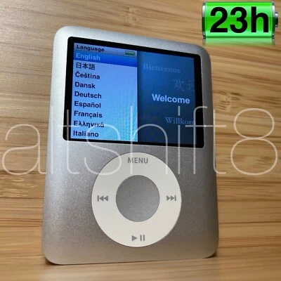  APPLE IPOD NANO 3G 4GB GRIGIO ARGENTO SILVER 3RD GEN TERZA GEN A1236 MA978 FAT - Immagine 1 di 4
