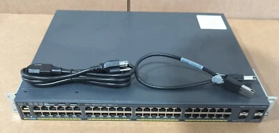Cisco Catalyst WS-C2960X-48LPS-L Cisco 2960-X 48 GigE PoE 370W w/Stack module - Image 1 of 4