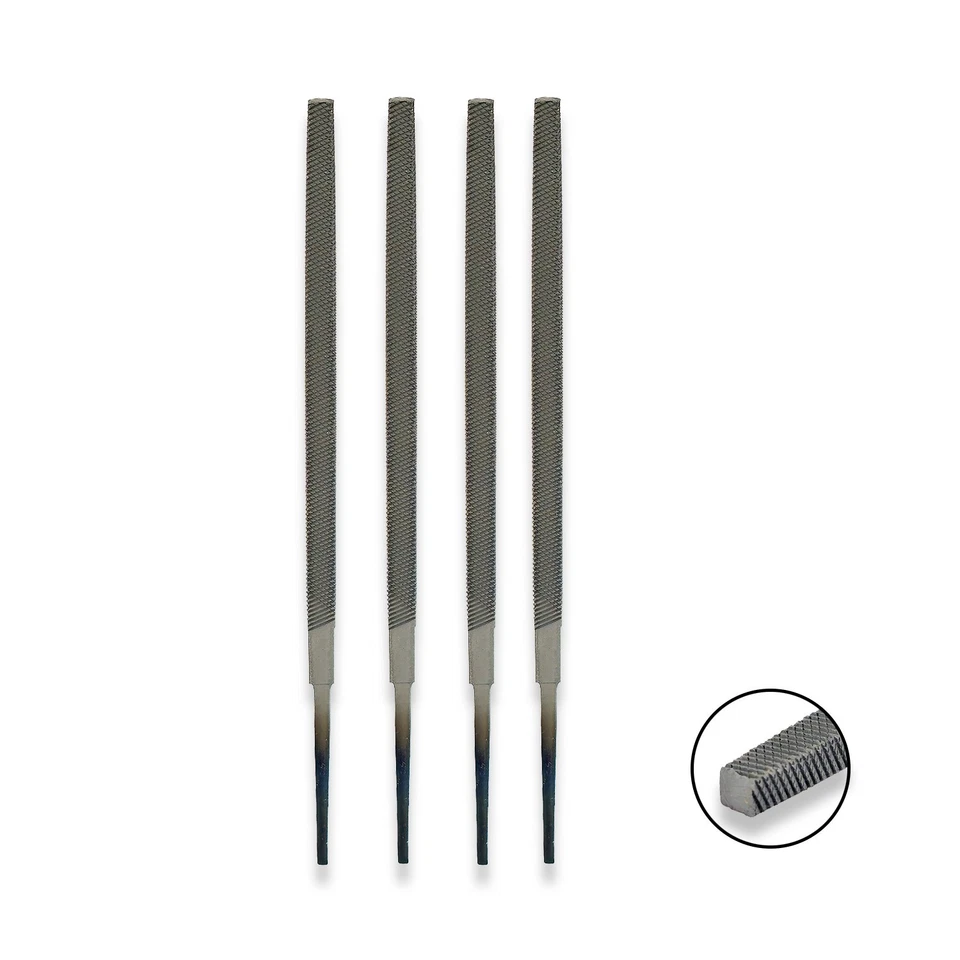 6" square files smooth cut x 4 files square files fine cut 6" files rdgtools - Image 1 of 1