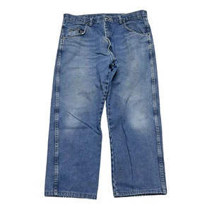 Wrangler Jeans Mens 36 X 26 Relaxed Fit Light Wash Western Workwear Denim - Picture 1 of 8