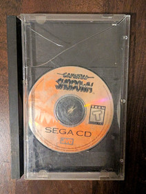 Samurai Shodown Sega CD w/ Case & Back Cover Art, JVC, T-Teen