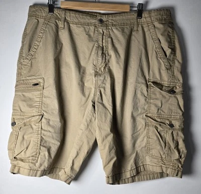 Men's Indigo Beast Cargo Shorts Tan - Size 40 - Image 1 of 4