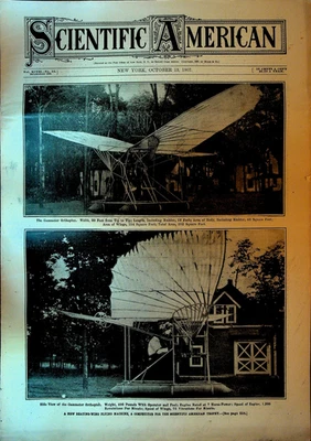 Scientific American October 12 1907 Wing Flying Machine War Cars - Image 1 of 4