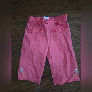 Vtg GYMBOREE Girls 2T Pink Floral Capri - Picture 1 of 9
