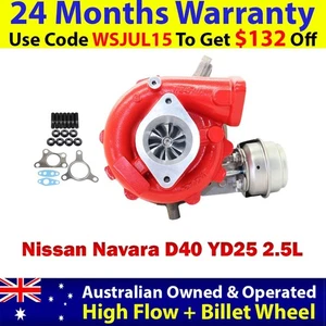 GEN1 High Flow Billet Turbo Charger For Nissan Navara D40 YD25 2.5L - Picture 1 of 11
