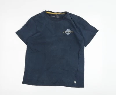 Timberland Men's Blue M Graphic Crew Neck T-Shirt - Image 1 of 4