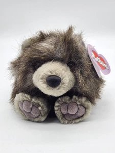 Juguete de peluche vintage Puffkins Porcupine Spike Swibco 1994 nuevo con etiquetas - Imagen 1 de 9