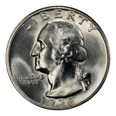 1936-S Washington Quarter PCGS MS-65 - Imagem 1 de 4