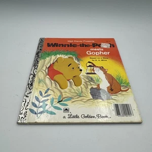 A Little Golden Book Disney Winnie the Pooh Meets Gopher 101-52 - Picture 1 of 2