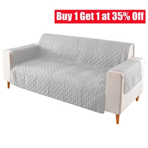 Sofa Slip Covers Reversible Waterproof Quilted Throws Pet Protector Couch Cover - Picture 1 of 21