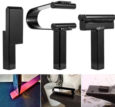 3/4 inch Blacksmith Anvil Hardy Tool Set, Hot Cut, Creasing Stake,Spring Fuller - Image 1 of 4
