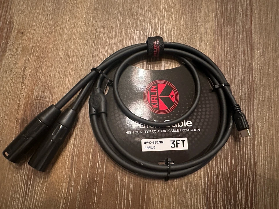 Cables de conexión USB C a 2 XLR macho - ¡Envío gratis!  ** ¡Artículo nuevo! ** Foto 1 de 4