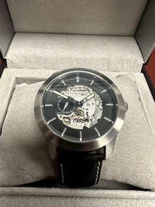 Men's Stunning Android Skeleton Automatic Watch With Box AD412 M82S7 MINT! - Picture 1 of 8